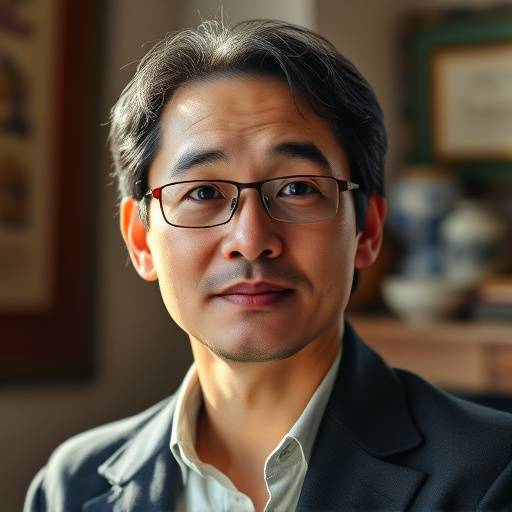Portrait of Kai Tanaka, cultural heritage expert and guide.